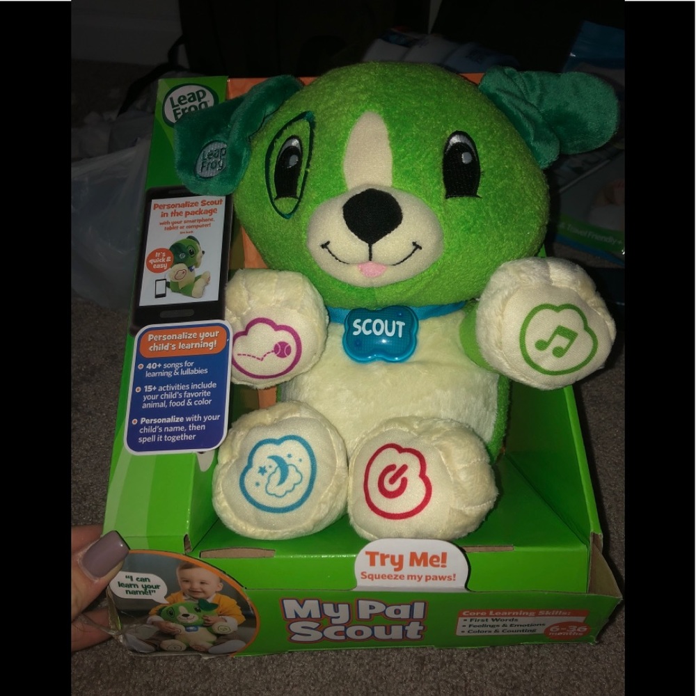 “My pal scout” learning dog